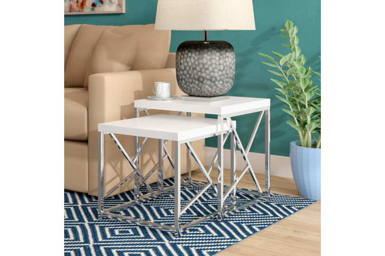 Wayfair acrylic on sale side table